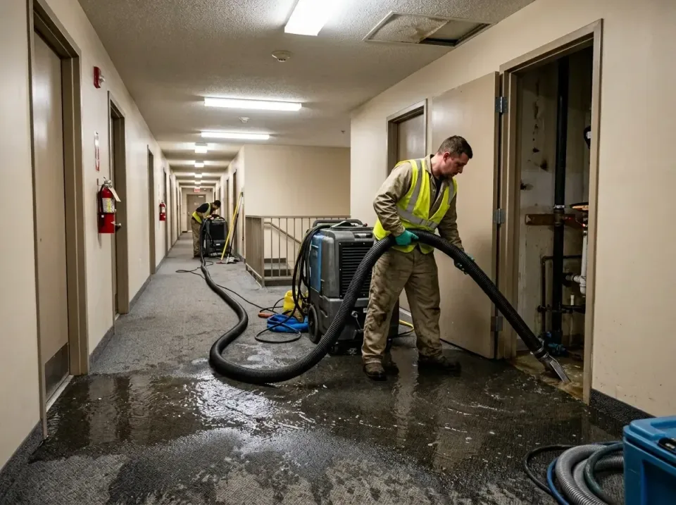 multi-unit-apartment-hallway-f-005 — frequently asked questions, Emergency Burst Pipe Water Extraction & Removal in Monrovia…